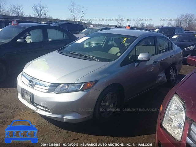 2012 Honda Civic JHMFB4F26CS005098 Bild 1