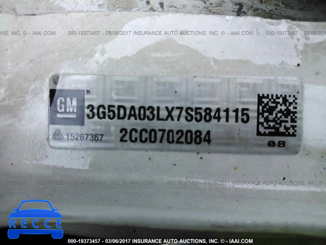 2007 Buick Rendezvous CX/CXL 3G5DA03LX7S584115 Bild 8