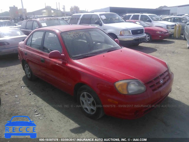 2003 Hyundai Accent GL KMHCG45C03U457791 image 0