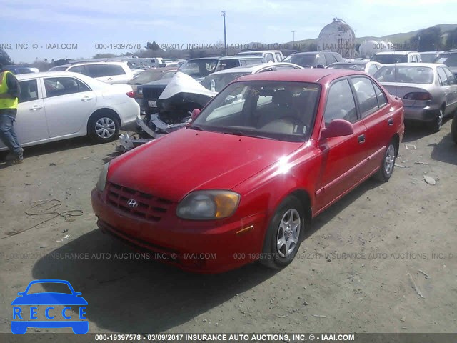 2003 Hyundai Accent GL KMHCG45C03U457791 image 1