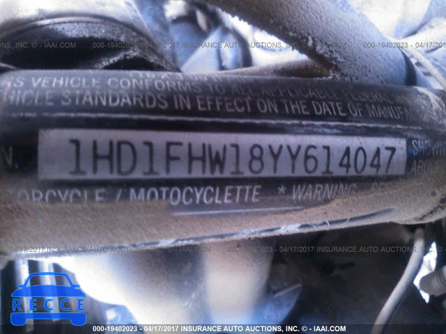 2000 Harley-davidson Flhpi 1HD1FHW18YY614047 image 9
