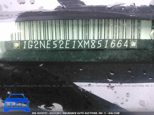 1999 PONTIAC GRAND AM SE 1G2NE52E1XM851664 image 8