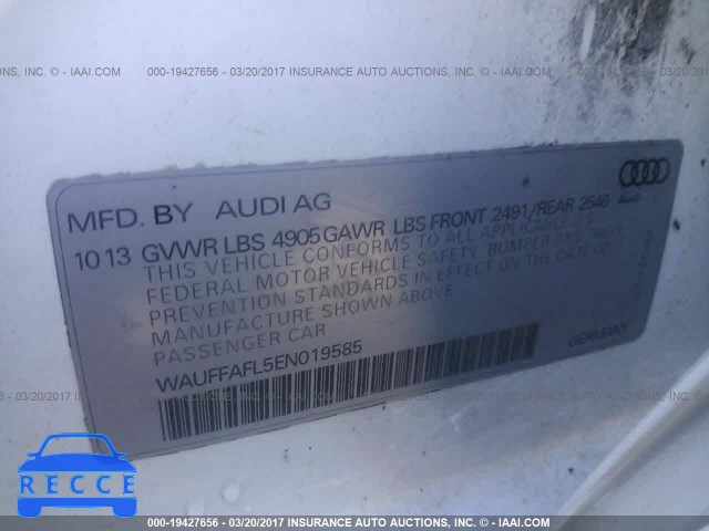 2014 Audi A4 PREMIUM PLUS WAUFFAFL5EN019585 image 8