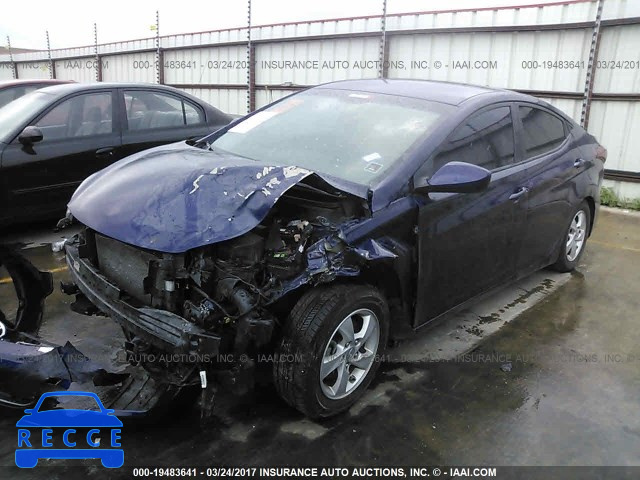 2014 Hyundai Elantra 5NPDH4AE5EH461037 зображення 1