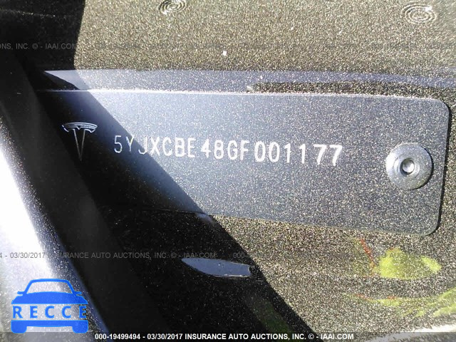 2016 Tesla Model X 5YJXCBE48GF001177 зображення 8