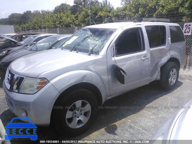 2008 NISSAN PATHFINDER S/LE/SE 5N1AR18U18C621549 image 1