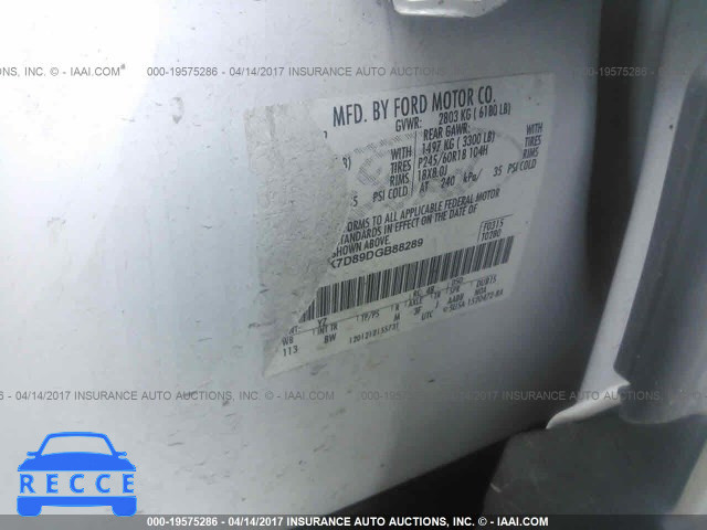 2013 Ford Explorer 1FM5K7D89DGB88289 зображення 8