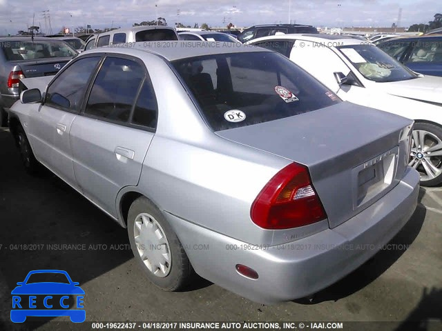 2001 MITSUBISHI MIRAGE JA3AY36C11U042668 image 2