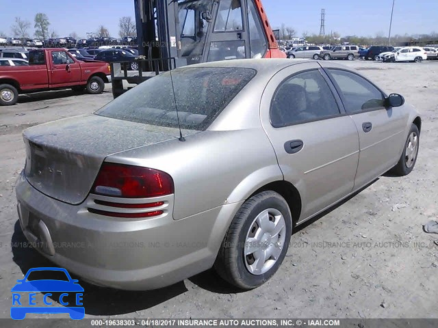 2004 DODGE STRATUS 1B3EL36X74N221673 Bild 3