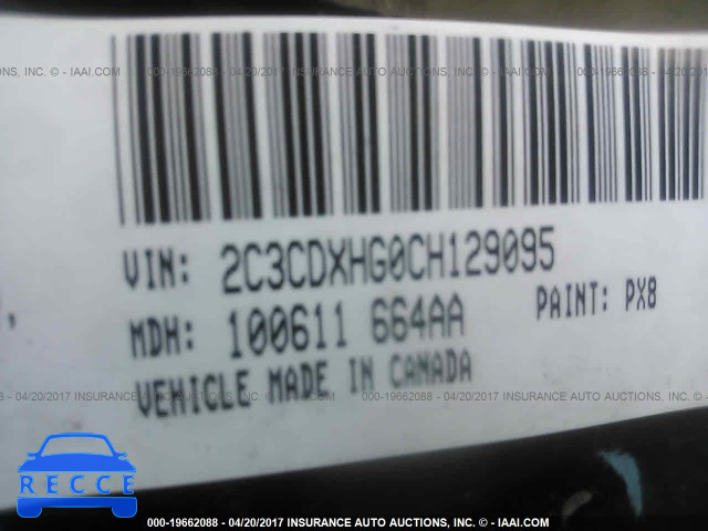 2012 Dodge Charger 2C3CDXHG0CH129095 Bild 8