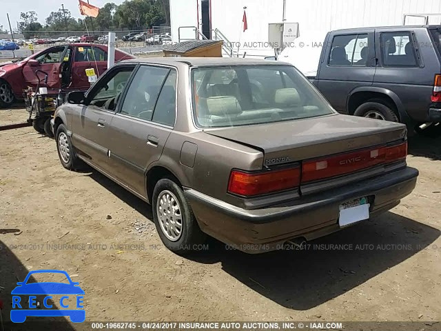 1991 HONDA CIVIC LX JHMED365XMS025799 image 2