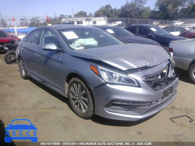 2017 HYUNDAI SONATA 5NPE34AF3HH518397 image 0