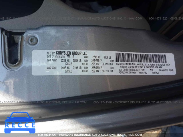 2013 Chrysler Town and Country 2C4RC1BG5DR674235 image 8