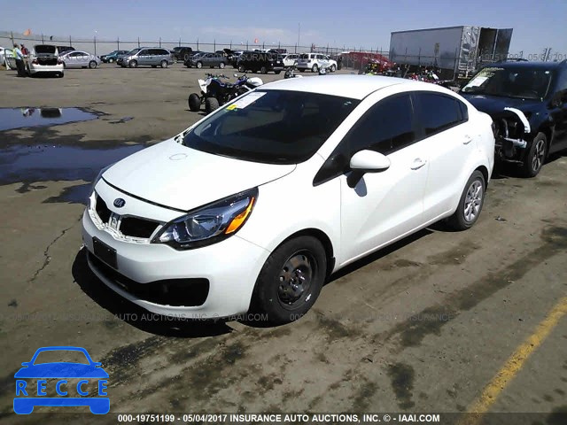 2015 KIA RIO LX KNADM4A36F6466637 image 1