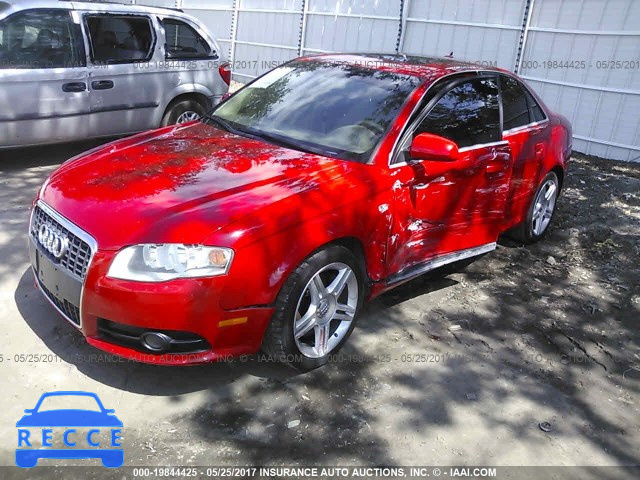 2008 Audi A4 2.0T WAUAF78E88A010189 зображення 1