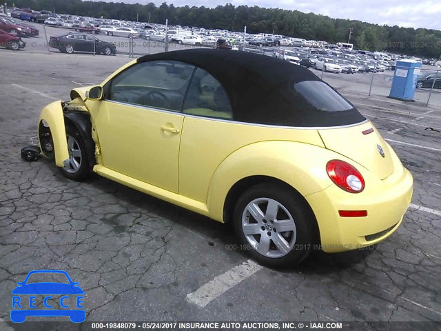 2007 VOLKSWAGEN NEW BEETLE 3VWRF31Y07M411804 image 2