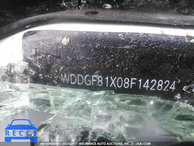 2008 Mercedes-benz C WDDGF81X08F142824 image 8