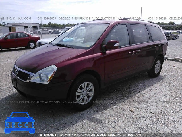 2011 KIA Sedona LX KNDMG4C78B6378595 image 1