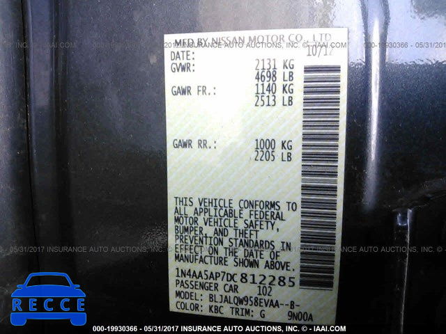 2013 Nissan Maxima 1N4AA5AP7DC812285 image 8