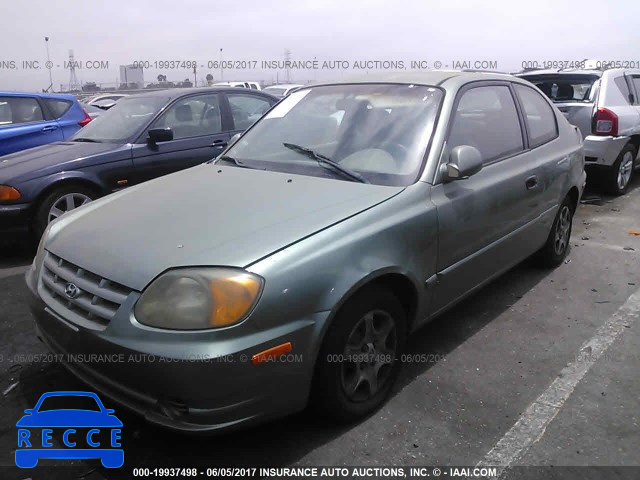 2003 Hyundai Accent KMHCG35C83U246204 image 1