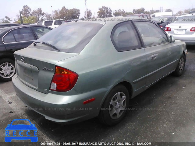 2003 Hyundai Accent KMHCG35C83U246204 image 3