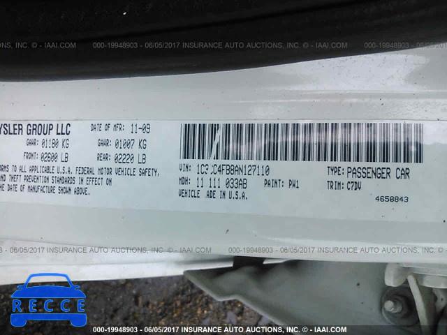 2010 Chrysler Sebring 1C3CC4FB8AN127110 image 8