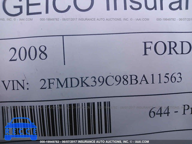 2008 Ford Edge LIMITED 2FMDK39C98BA11563 image 8