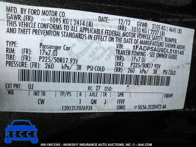2013 Ford C-max 1FADP5AU9DL518145 image 8