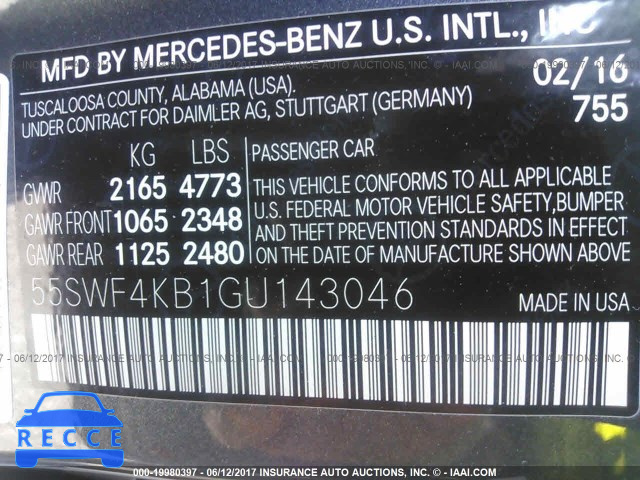 2016 Mercedes-benz C 300 4MATIC 55SWF4KB1GU143046 image 8