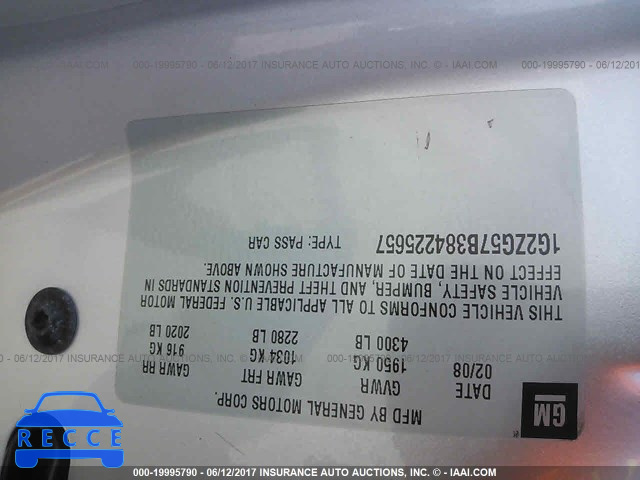 2008 Pontiac G6 1G2ZG57B384225657 image 8