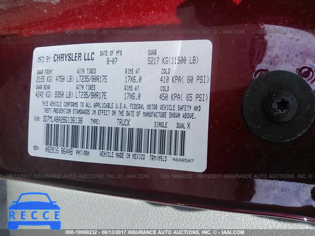 2008 Dodge RAM 3500 3D7ML48A28G136138 image 8