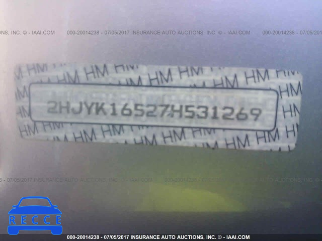 2007 Honda Ridgeline RTL 2HJYK16527H531269 image 8