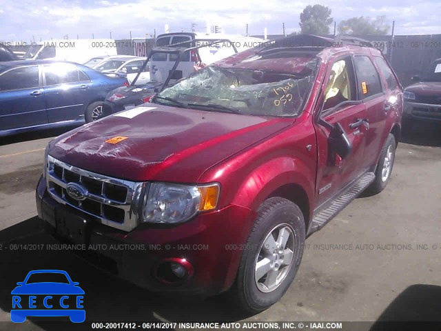 2008 Ford Escape 1FMCU03128KE38634 зображення 1