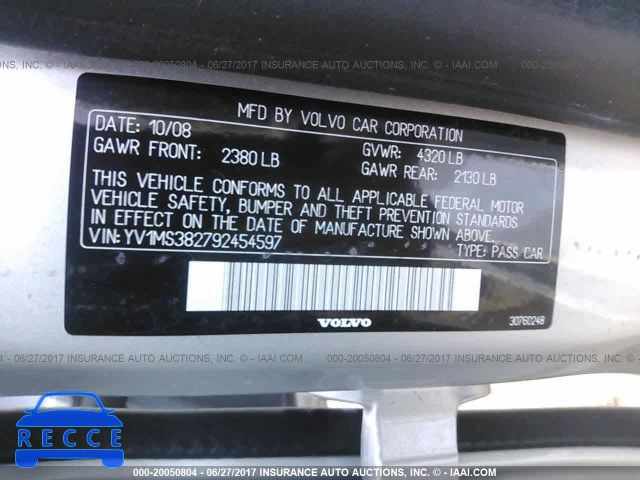 2009 Volvo S40 YV1MS382792454597 зображення 8