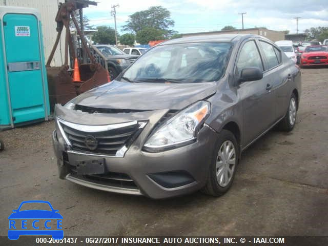 2015 Nissan Versa 3N1CN7AP2FL836765 зображення 1