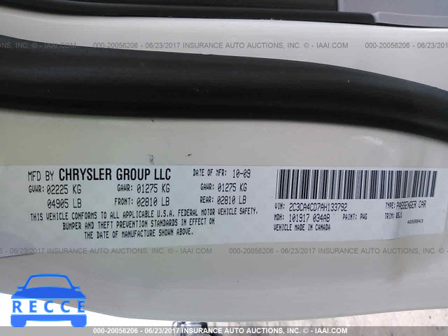 2010 Chrysler 300 TOURING 2C3CA4CD7AH133792 image 8