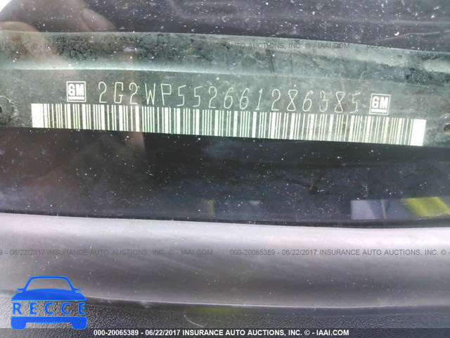 2006 Pontiac Grand Prix 2G2WP552661286385 image 8