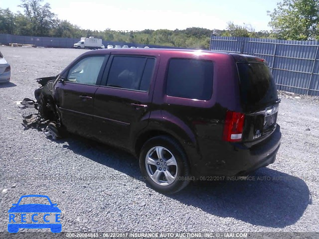 2012 HONDA PILOT EX 5FNYF4H45CB067487 image 2