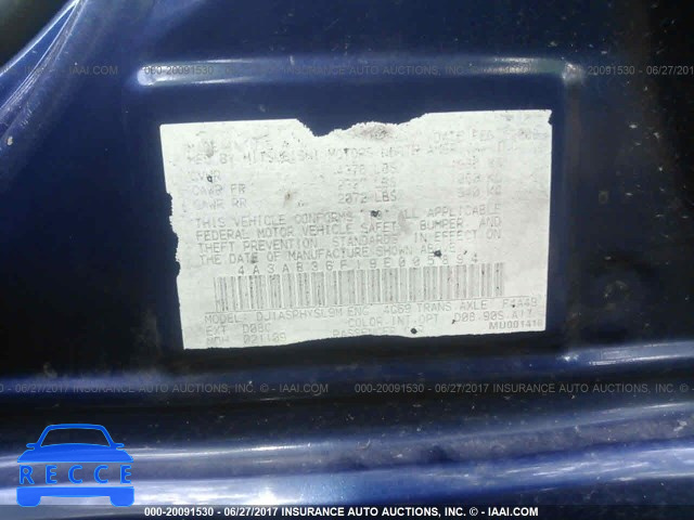 2009 Mitsubishi Galant 4A3AB36F19E005894 зображення 8