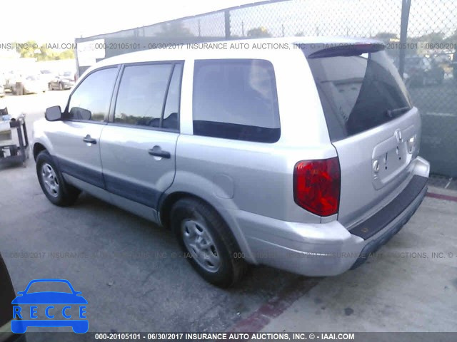 2005 Honda Pilot 2HKYF18195H546391 image 2