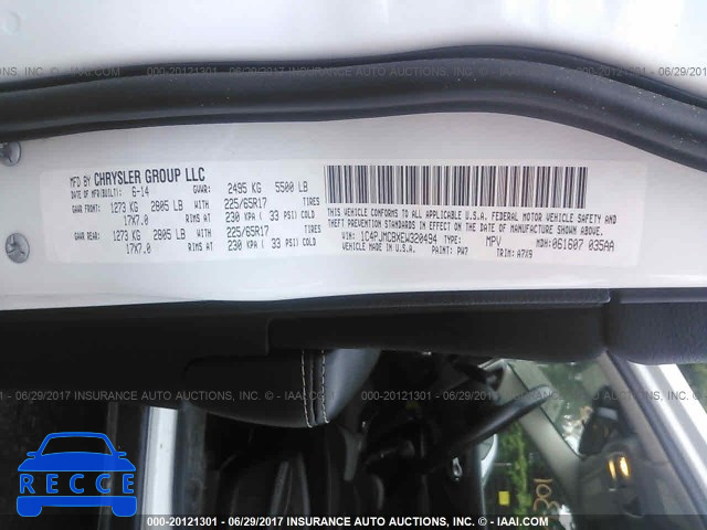 2014 Jeep Cherokee 1C4PJMCBXEW320494 image 8