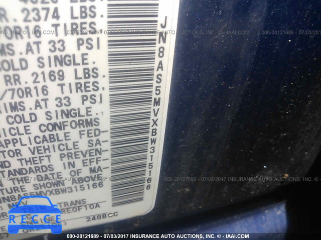 2011 Nissan Rogue JN8AS5MVXBW315166 image 8