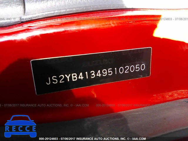 2009 Suzuki SX4 TECHNOLOGY JS2YB413495102050 зображення 8