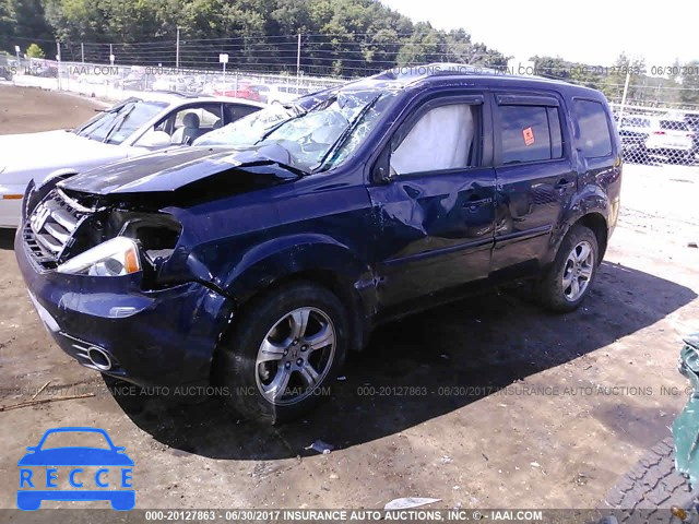 2013 Honda Pilot EX 5FNYF4H49DB075920 зображення 1