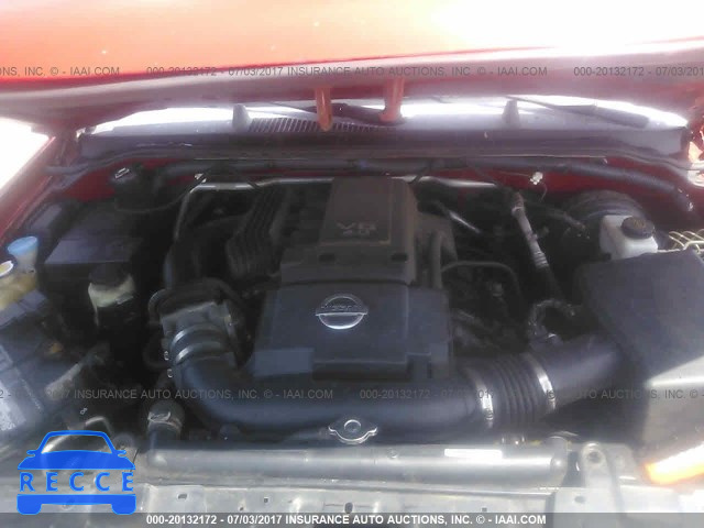 2005 Nissan Frontier CREW CAB LE/SE/OFF ROAD 1N6AD07W85C449741 Bild 9