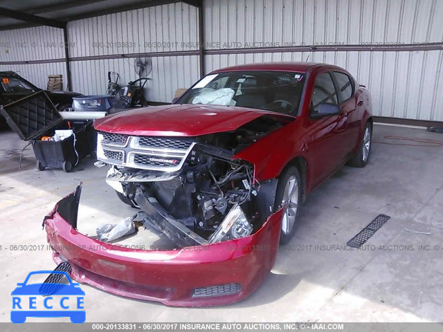 2012 Dodge Avenger 1C3CDZAG3CN316361 зображення 1