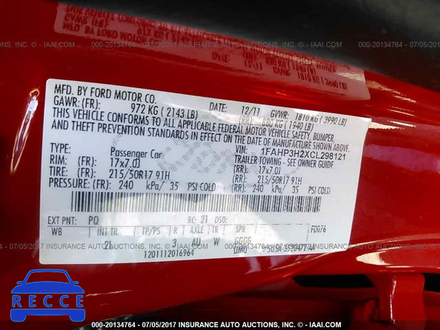 2012 Ford Focus 1FAHP3H2XCL298121 image 8