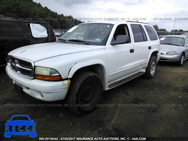 2002 Dodge Durango SLT PLUS 1B4HS58Z02F136557 зображення 1