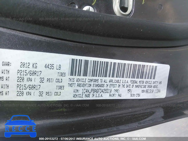 2015 Jeep Patriot 1C4NJPBA6FD429310 image 8