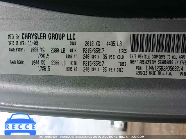 2010 Jeep Patriot SPORT 1J4NT2GB3AD509214 image 8